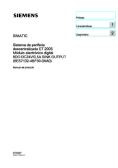 Siemens 6ES7132-4BF50-0AA0 Manual De Producto