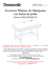 Thomasville Whitney SPLS-WH48D-TV Manual Del Usuario