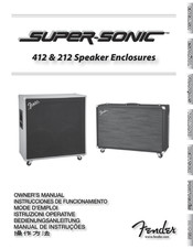 Fender Super-Sonic 412 Instrucciones De Funcionamiento