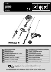 Scheppach MFH5200-4P Traducción De Las Instrucciones Originales De Funcionamiento