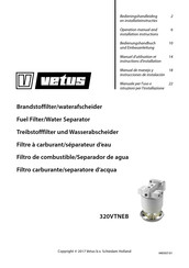 Vetus 320VTNEB Manual De Manejo Y Instrucciones De Instalación