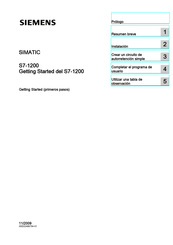 Siemens SIMATIC S7-1200 Primeros Pasos