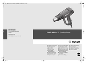 Bosch GHG 660 LCD Professional Manual Del Usuario