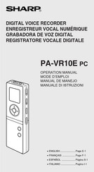 Sharp PA-VR10E PC Manual De Manejo