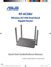 Asus RT-AC58U Guia De Inicio Rapido