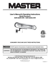 Master SSR-820R-IHR Manual Del Usuario