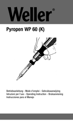 Weller PYROPEN WP 60 Instrucciones Para El Manejo