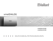 Vaillant vrnetDIALOG 830 Manual De Instrucciones