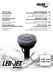 Newa Pond J-LED 12 adv Manual De Instrucciones