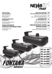 Newa Pond FONTANA advance FNT adv 6000 Manual De Instrucciones