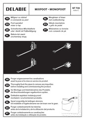 Delabie MONOFOOT 736102 Manual De Instrucciones