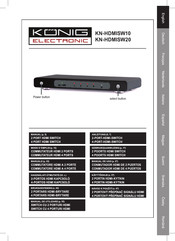 König Electronic KN-HDMISW10 Manual De Instrucciones