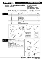 Suzuki 93200-26811 Instrucciones Para El Montaje