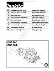 Makita DSS500 Manual De Instrucciones