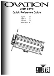 Chauvet Professional OVATION Zoom Barrel Guía De Referencia Rápida