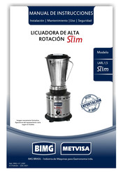 METVISA BIMG Slim LARL.1,5 Manual De Instrucciones