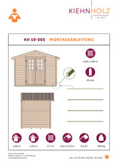 Kiehn-Holz KH 19-005 Instrucciones De Montaje