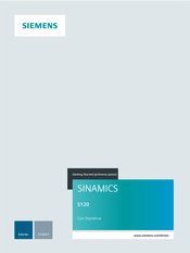 Siemens SINAMICS S120 Manual Del Usuario