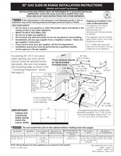 KENMORE ELITE 790.3671 Instrucciones De Instalación