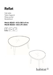 Habitat Reflet 822432 Manual De Instrucciones