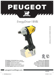 PEUGEOT EnergyDriver-18VBL Manual