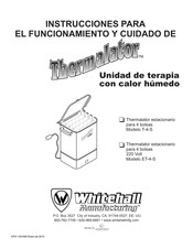 Whitehall Thermalator T-4-S Instrucciones Para El Funcionamiento Y Cuidado