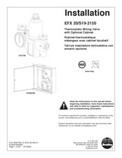 Bradley RESTROOMDIRECT EFX 20 Manual De Instalación