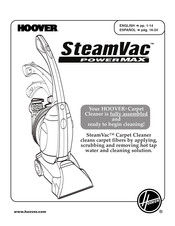 Hoover SteamVac PowerMax Manual De Instrucciones