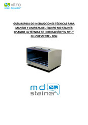 vitro md stainer Guía Rápida De Instrucciones Técnicas Para Manejo Y Limpieza