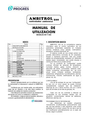 Progres AMBITROL 501 Manual De Utilización