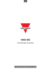 CARLO GAVAZZI VMU-MC Instrucción De Funcionamiento