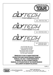 Volpi Olytech Mondial Brushless 12V 755SP Manual De Uso Y Mantenimiento