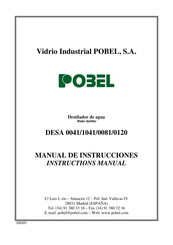 POBEL DESA 0120 Manual De Instrucciones