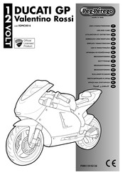 Peg-Perego DUCATI GP Valentino Rossi Manual De Empleo Y Manutención