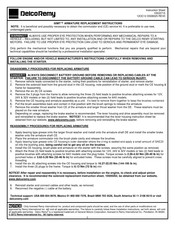 Delco Remy 50MT Instrucciones De Reemplazo