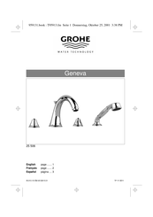 Grohe GENEVA 25 506 Manual Del Usuario