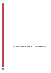 Brandt BFU4425SW Manual Del Usuario