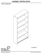 BUSH FURNITURE A184719B Manual Del Usuario