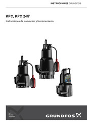 Grundfos KPC 24/7 Instrucciones De Instalación Y Funcionamiento