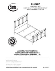 Serta B552QDP Instrucciones De Ensamblaje