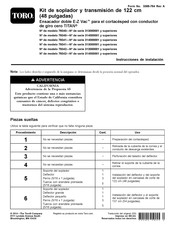 Toro 79341 Instrucciones De Instalación