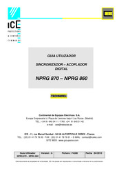 Cee NPRG 870 Guía De Utilización