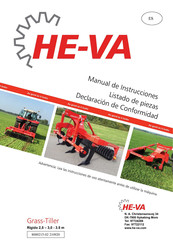 HE-VA Grass-Tiller 2.5 Manual De Instrucciones