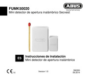 Abus SECVEST FUMK50020 Instrucciones De Instalación