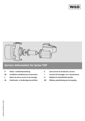 Wilo TOP Serie Instrucciones De Instalación Y Servicio