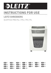 LEITZ IQ OFFICE PRO P5+ Instrucciones De Uso