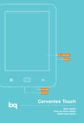 bq Cervantes Touch Guia De Inicio Rapido