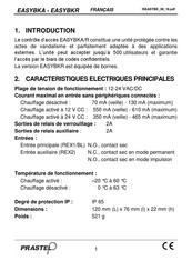 PRASTEL EASYBKR Manual De Instrucciones