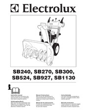 Electrolux SB524 Manual De Las Instrucciones