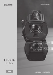 Canon LEGRIA HFG25 Guía Rápida